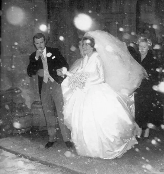 Framed Print : Wedding of Pamela Mountbatten to David Hicks Framed Print : Wedding of Pamela Mountbatten to David Hicks
