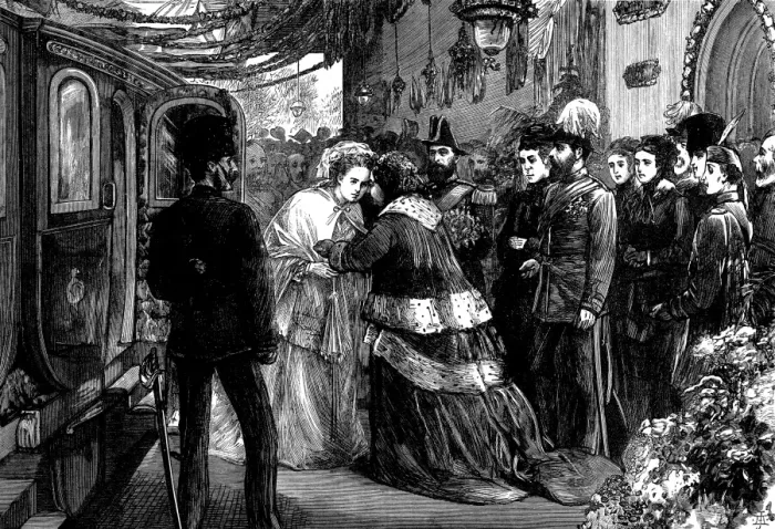 Framed Print : The wedding of Prince Alfred, Duke of Edinburgh and the Gran Framed Print : The wedding of Prince Alfred, Duke of Edinburgh and the Gran