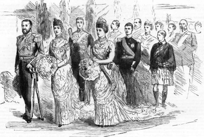 Framed Print : Wedding of Princess Beatrice and Prince Henry of Battenberg Framed Print : Wedding of Princess Beatrice and Prince Henry of Battenberg