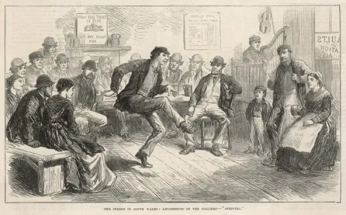 Framed Print : Welsh Step-Dancing Framed Print : Welsh Step-Dancing