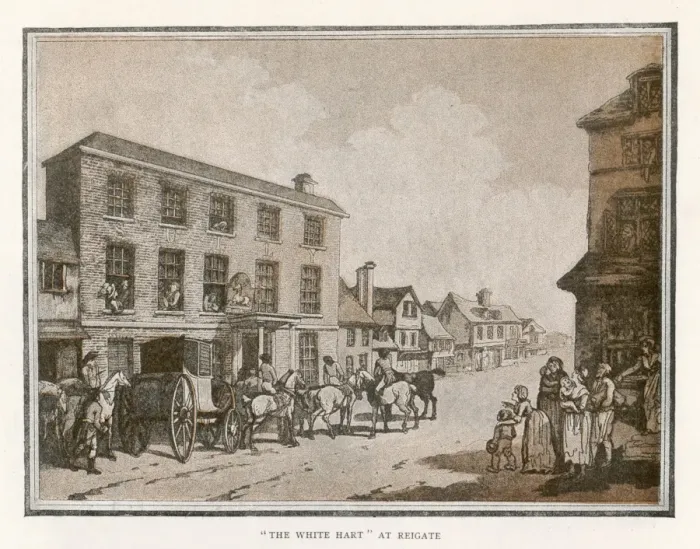 Framed Print : White Hart Pub, Reigate Framed Print : White Hart Pub, Reigate
