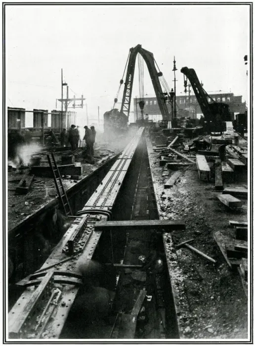 Framed Print : Widening of Cannon Street Bridge, London 1926 Framed Print : Widening of Cannon Street Bridge, London 1926