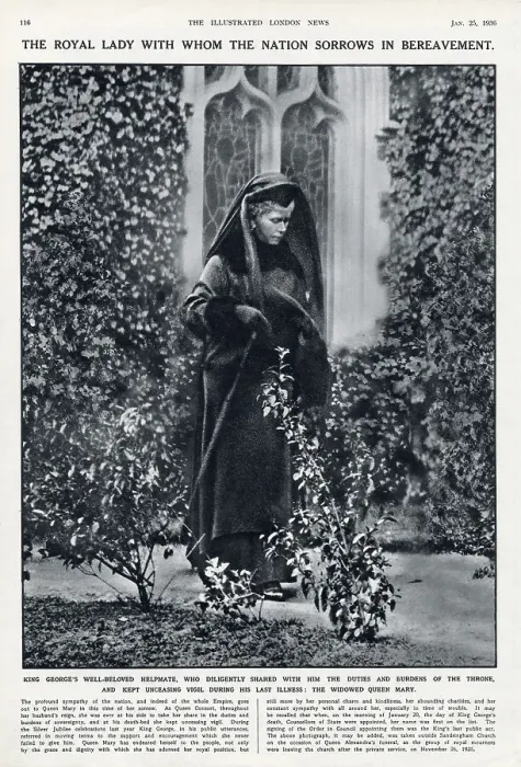 Framed Print : The widowed Queen Mary Framed Print : The widowed Queen Mary