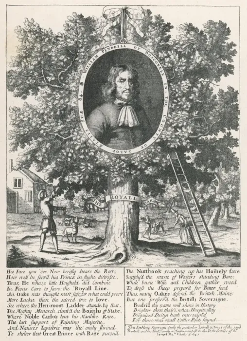 Framed Print : William Pendrill & the Boscobel Oak Framed Print : William Pendrill & the Boscobel Oak