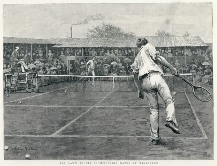 Framed Print : Wimbledon 1888 Framed Print : Wimbledon 1888