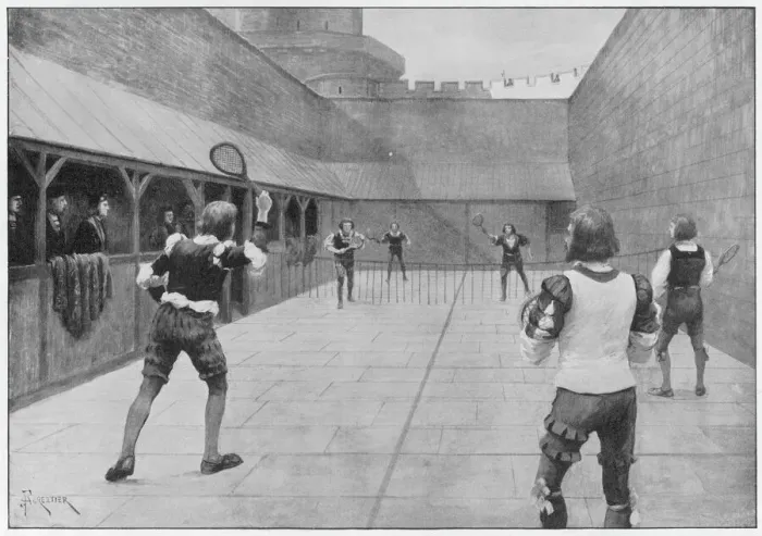 Framed Print : Windsor Real Tennis 1500 Framed Print : Windsor Real Tennis 1500