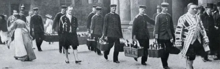 Framed Print : Wine at the Berlin royal wedding, 1913 Framed Print : Wine at the Berlin royal wedding, 1913