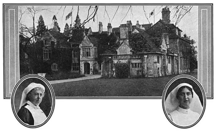 Framed Print : Wingfield House Red Cross Hospital, WW1