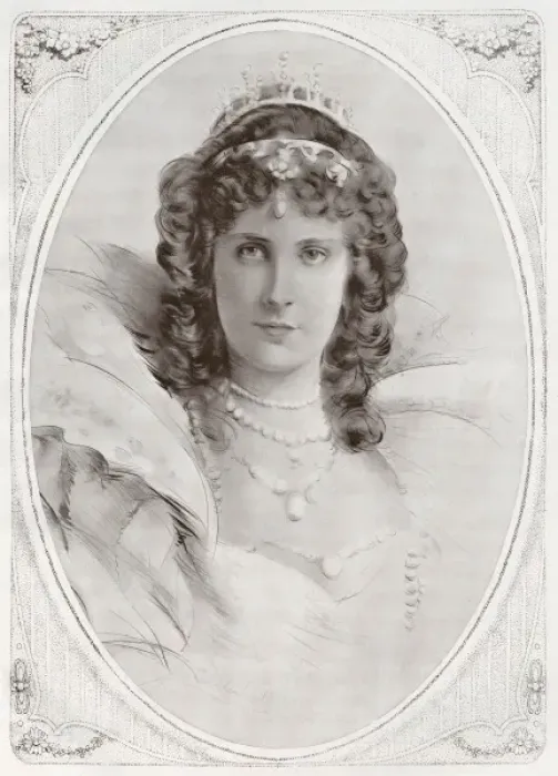 Framed Print : Winifred, Duchess of Portland, before her marriage Framed Print : Winifred, Duchess of Portland, before her marriage