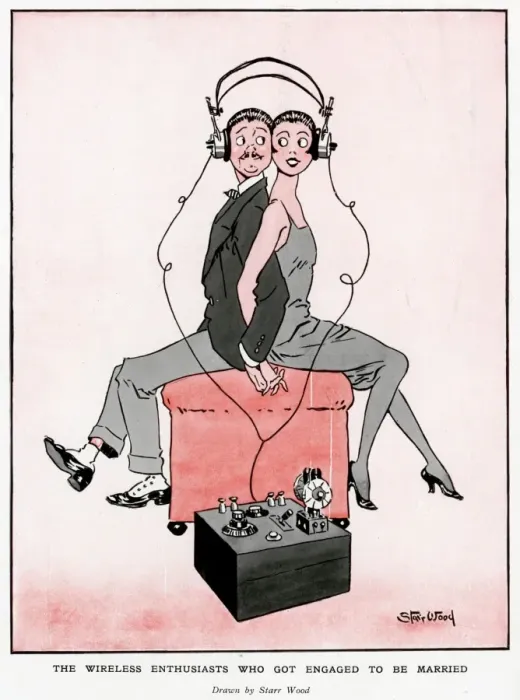 Framed Print : Wireless enthusiasts who got engaged to be married Framed Print : Wireless enthusiasts who got engaged to be married