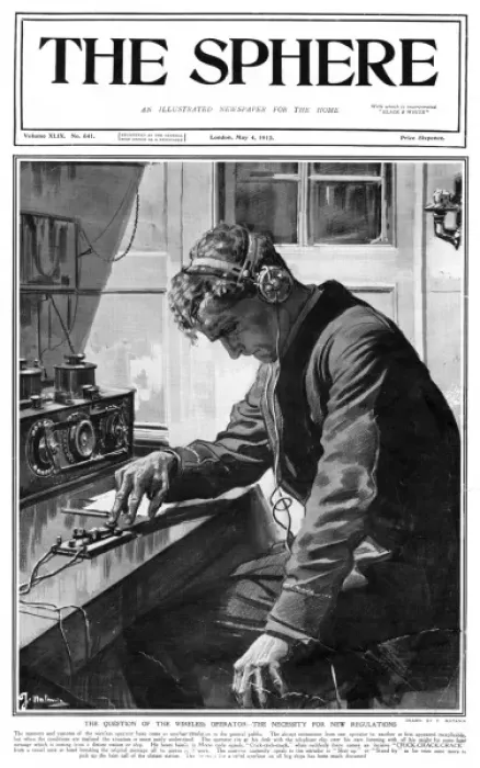 Framed Print : A wireless operator Framed Print : A wireless operator