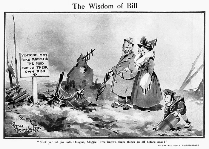 Framed Print : The Wisdom of Bill, by Bairnsfather Framed Print : The Wisdom of Bill, by Bairnsfather