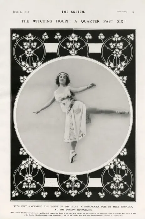 Framed Print : The Witching Houri! A Quarter Past Six! A remarkable pose by Russian Dancer Mlle Framed Print : The Witching Houri! A Quarter Past Six! A remarkable pose by Russian Dancer Mlle