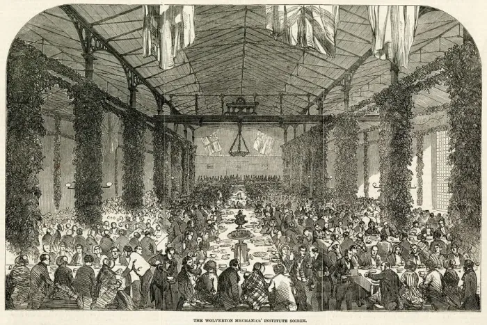 Framed Print : The Wolverton Mechanics Institute soiree Framed Print : The Wolverton Mechanics Institute soiree