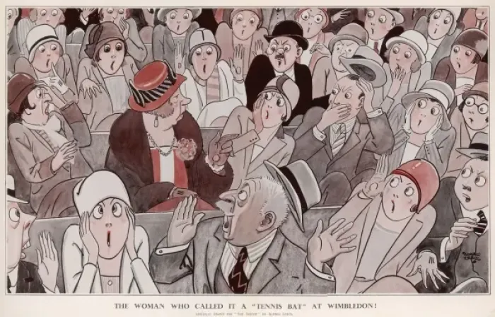 Framed Print : The Woman Who Called It A Tennis Bat At Wimbledon! By Alfr Framed Print : The Woman Who Called It A Tennis Bat At Wimbledon! By Alfr