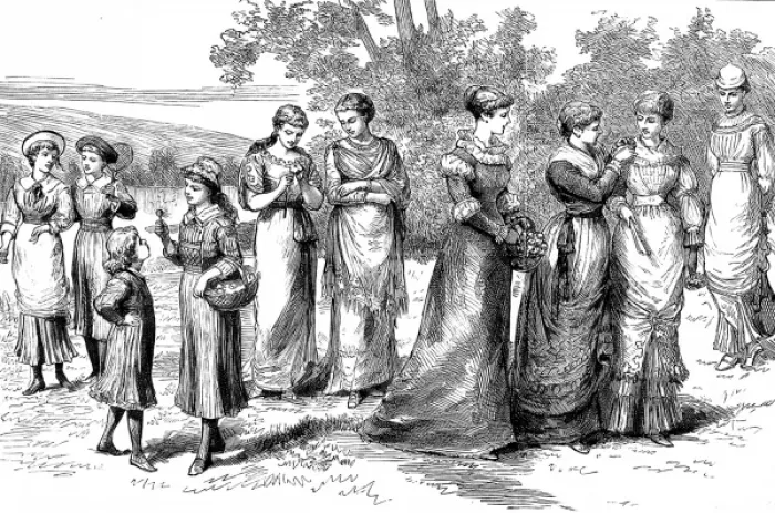 Framed Print : Women and Girls in Rational Dress, 1882 Framed Print : Women and Girls in Rational Dress, 1882