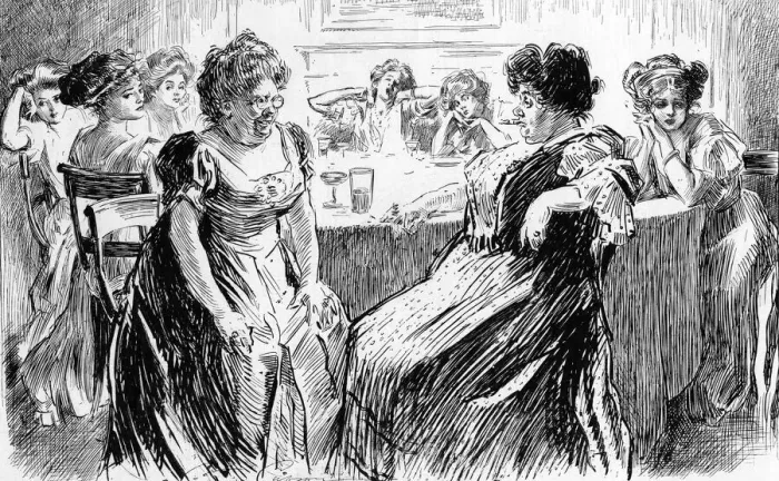 Framed Print : When Women Vote by Charles Dana Gibson