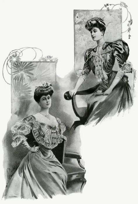 Framed Print : Womens blouses 1905 Framed Print : Womens blouses 1905
