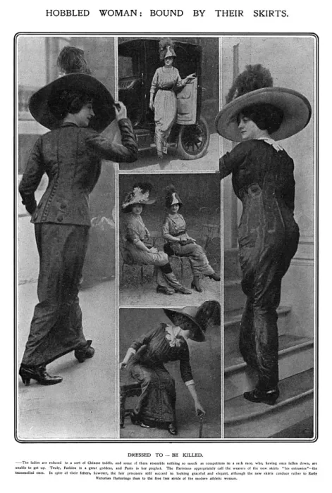 Framed Print : Womens clothing in 1910 Framed Print : Womens clothing in 1910