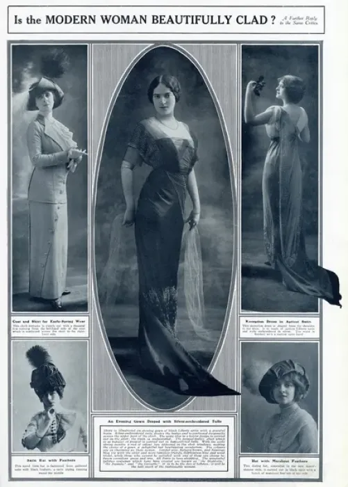 Framed Print : Womens clothing for early spring 1912 Framed Print : Womens clothing for early spring 1912