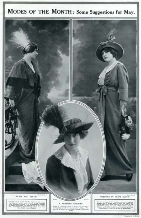 Framed Print : Womens clothing for May 1913 Framed Print : Womens clothing for May 1913
