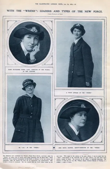 Framed Print : Womens Royal Naval Service, 1918 Framed Print : Womens Royal Naval Service, 1918