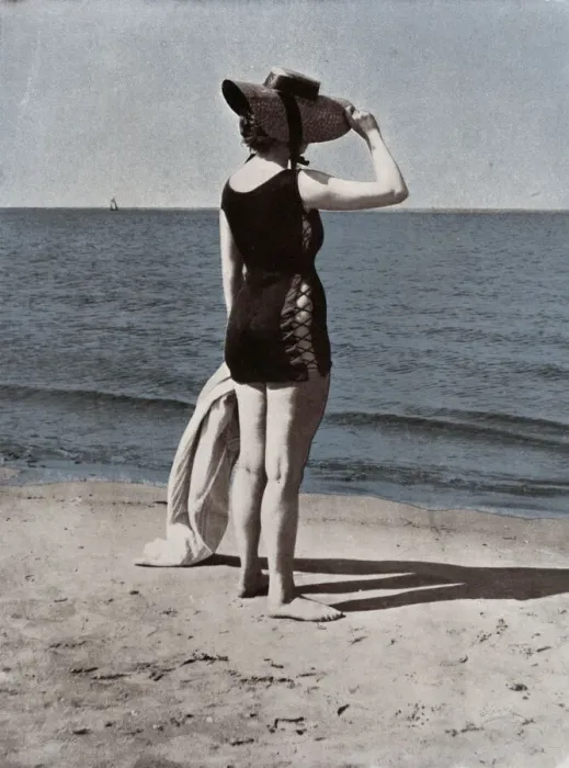 Framed Print : Womens swimwear 1909 Framed Print : Womens swimwear 1909