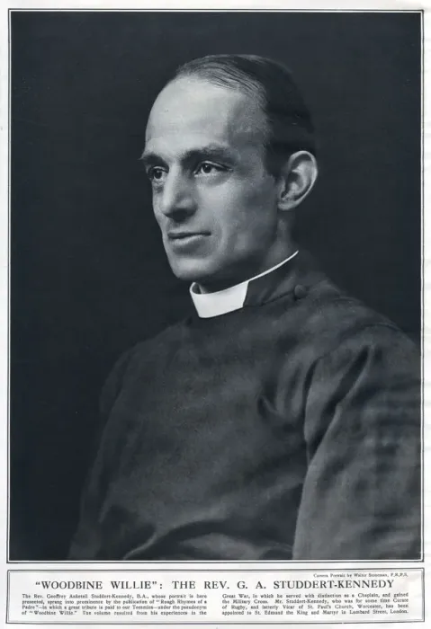 Framed Print : Woodbine Willie - Rev. G. A. Studdert-Kennedy Framed Print : Woodbine Willie - Rev. G. A. Studdert-Kennedy