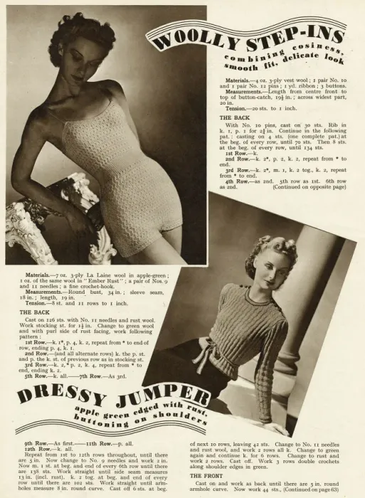Framed Print : Woolly step-ins & dressy jumper 1940 Woolly step-ins & dressy jumper 1940 Framed Print : Woolly step-ins & dressy jumper 1940 Woolly step-ins & dressy jumper 1940