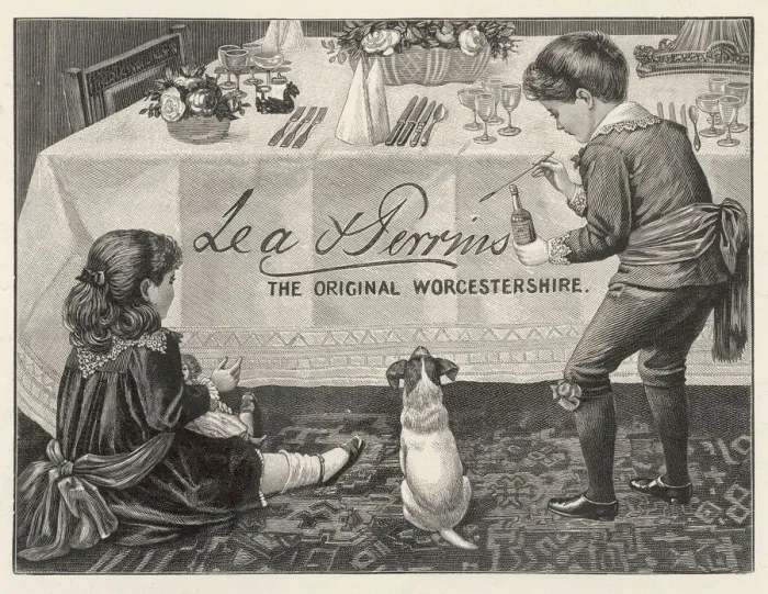 Framed Print : Worcester Sauce Advert