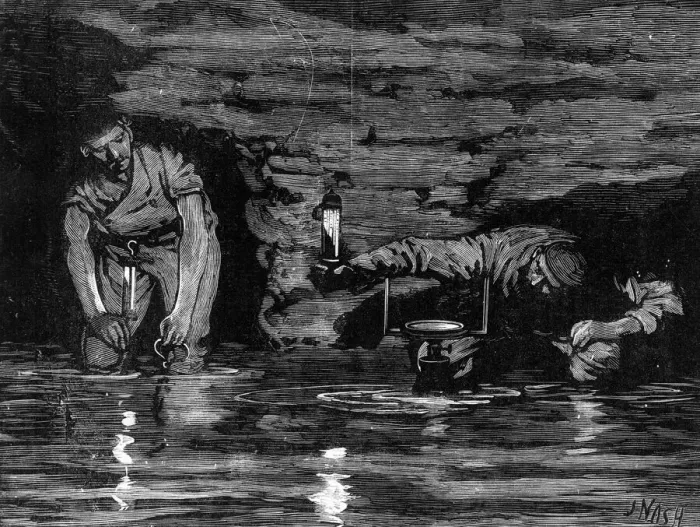 Framed Print : Work at a coal mine, 1878
