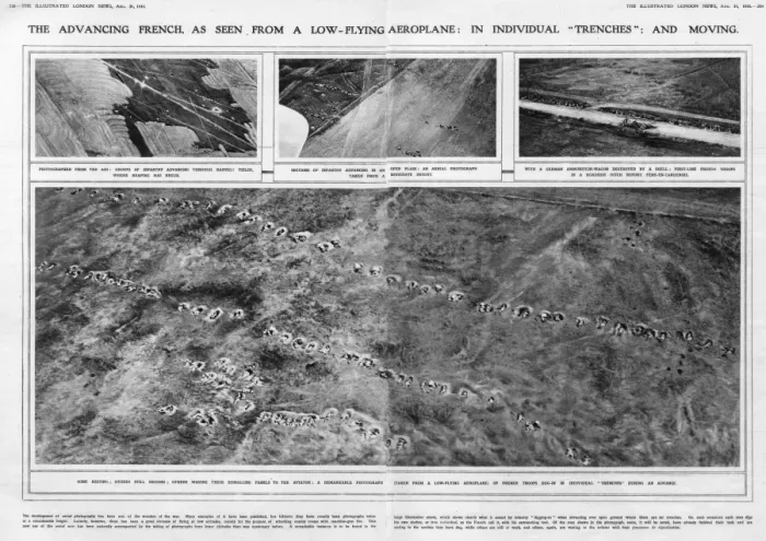 Framed Print : World War One photos from the air Framed Print : World War One photos from the air
