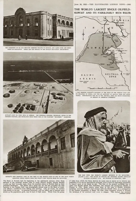 Framed Print : The worlds largest single oilfield: Kuwait and its fabulously rich ruler Framed Print : The worlds largest single oilfield: Kuwait and its fabulously rich ruler