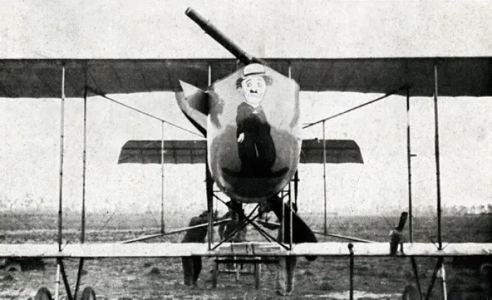 Framed Print : WW1 - Decorated Belgian aeroplanes - Charlie Chaplain Framed Print : WW1 - Decorated Belgian aeroplanes - Charlie Chaplain