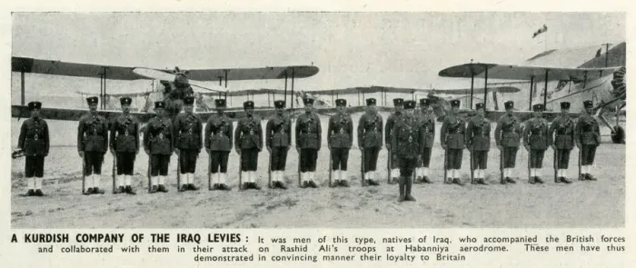 Framed Print : WW2 - A Kurdish Company of the Iraq Levies