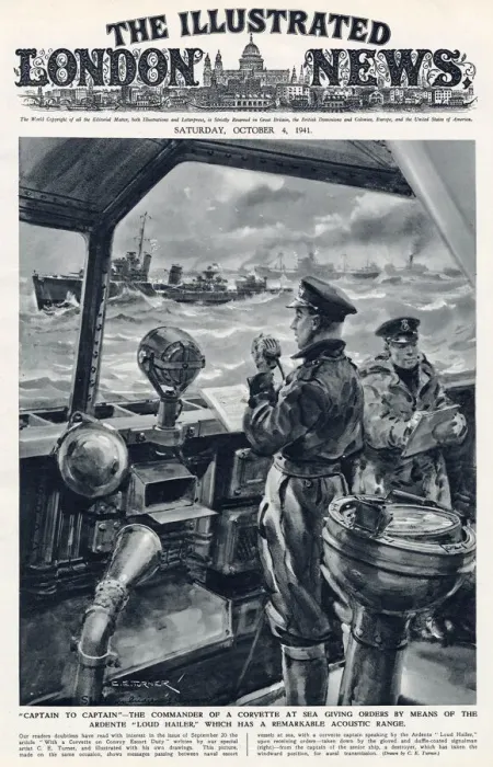 Framed Print : WW2 - Orders by means of the Ardente Loud Hailer Framed Print : WW2 - Orders by means of the Ardente Loud Hailer