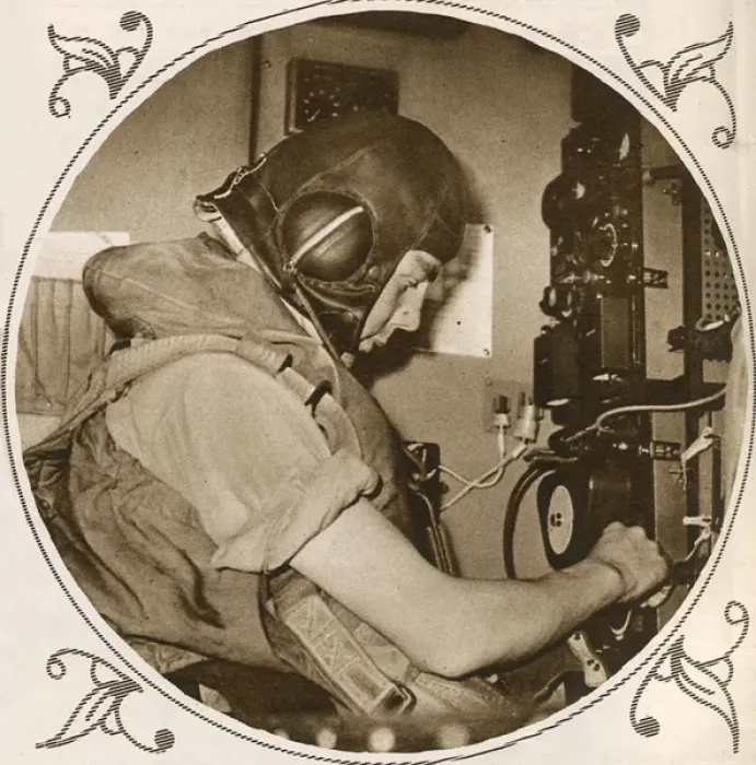 Framed Print : WW2 wireless operator on a Hudson plane Framed Print : WW2 wireless operator on a Hudson plane
