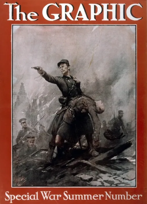 Framed Print : Wwi / 1915 / Graphic / Heroic Framed Print : Wwi / 1915 / Graphic / Heroic