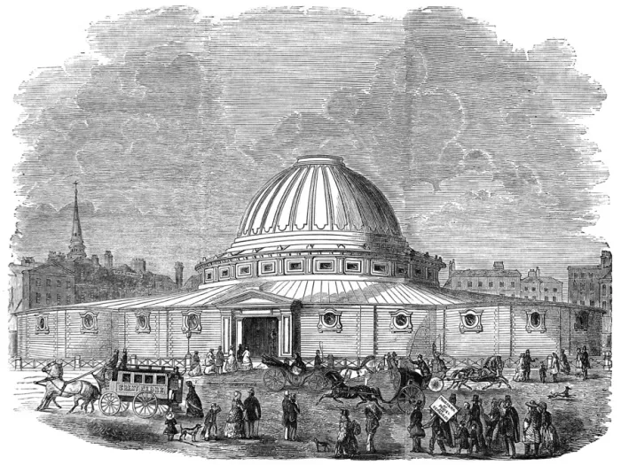 Framed Print : Wylds Great Globe, Leicester Square, London, 1851 Framed Print : Wylds Great Globe, Leicester Square, London, 1851