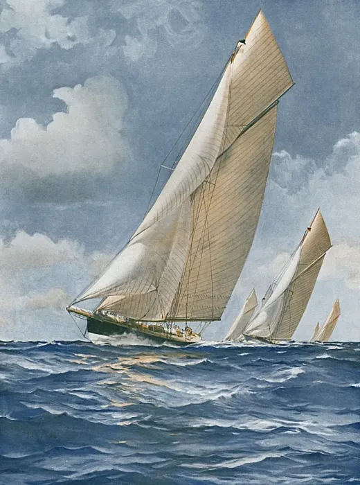 Framed Print : Yachting at Cowes Framed Print : Yachting at Cowes