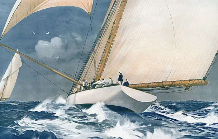 Framed Print : Yachting at Cowes Framed Print : Yachting at Cowes