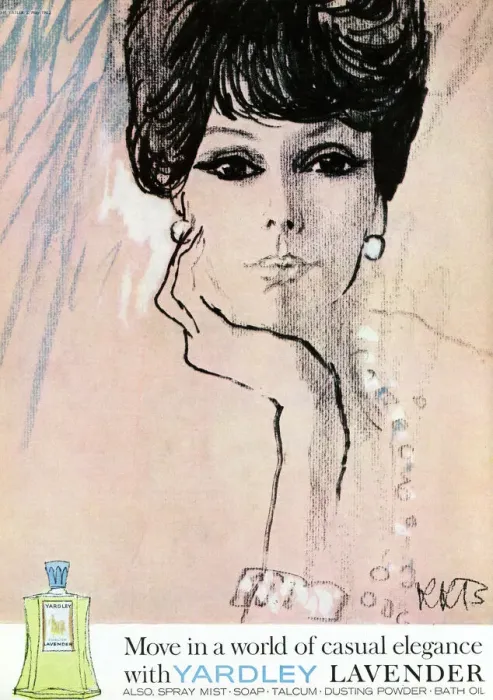 Framed Print : Yardley advertisement, 1962