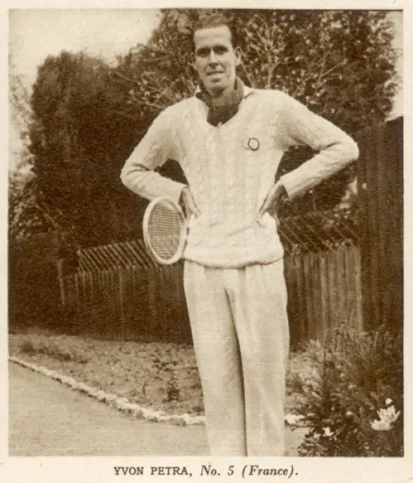 Framed Print : Yvon Petra in tennis whites