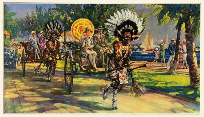 Framed Print : Zulu Rickshaw Drivers, 1928 Framed Print : Zulu Rickshaw Drivers, 1928