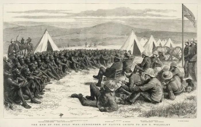 Framed Print : Zulu / Surrender 1879 Framed Print : Zulu / Surrender 1879