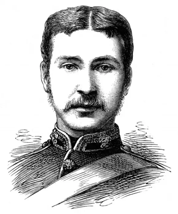 Framed Print : The Zulu war. Portraits of officers Framed Print : The Zulu war. Portraits of officers