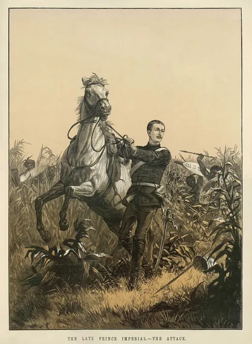 Framed Print : Zulu War Prince Imperial Events Africa South Framed Print : Zulu War Prince Imperial Events Africa South