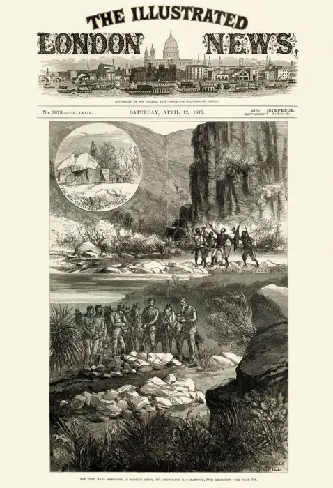 Framed Print : Zulu War - Recovery of the Colours of the 24th in the Buffalo River Framed Print : Zulu War - Recovery of the Colours of the 24th in the Buffalo River