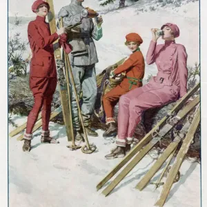 Advert for Burberry winter sports wear 1926