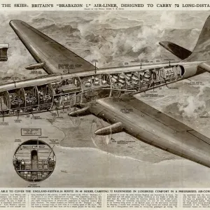 Britains Brabazon I passenger aircraft by G. H. Davis Britains Brabazon I passenger aircraft by G. H. Davis